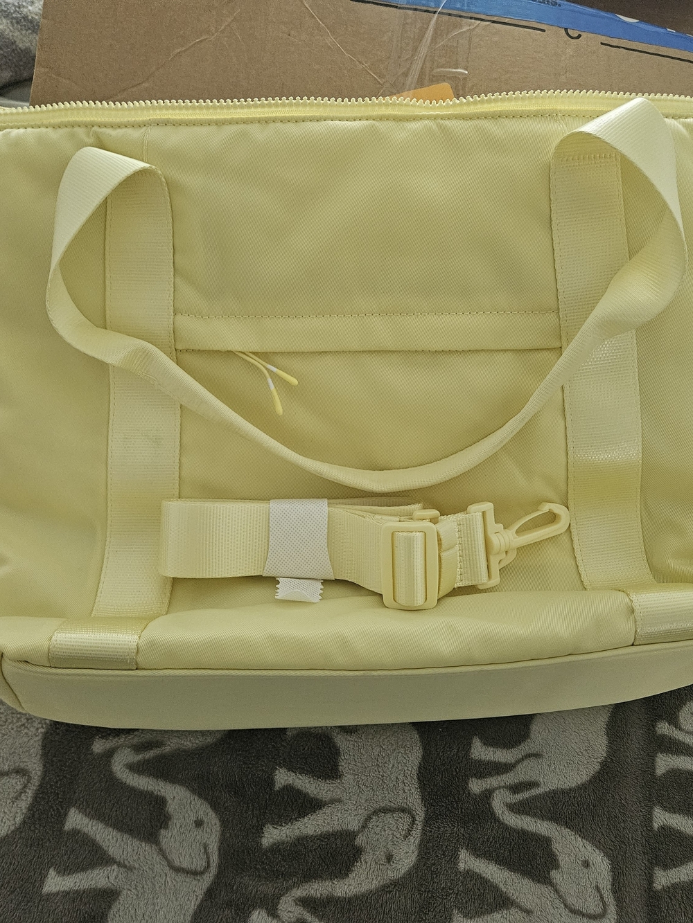 Fabletics Pale Yellow Women's Tote - Picture 4 of 6